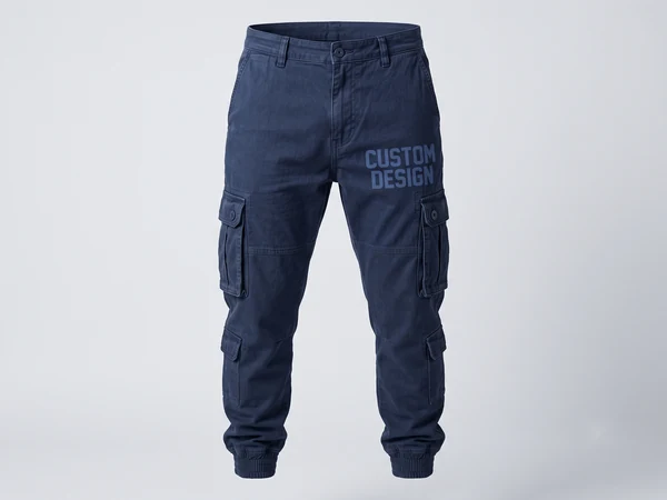 Custom cargo pants manufacturer twill cargos with custom design print