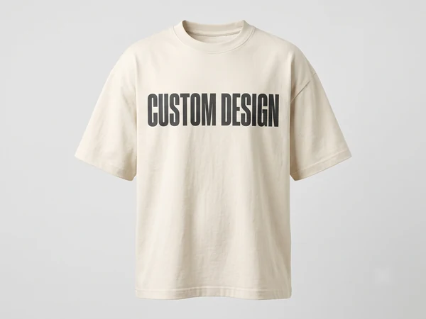 Custom streetwear t-shirt manufacturer oversized tee with custom design print