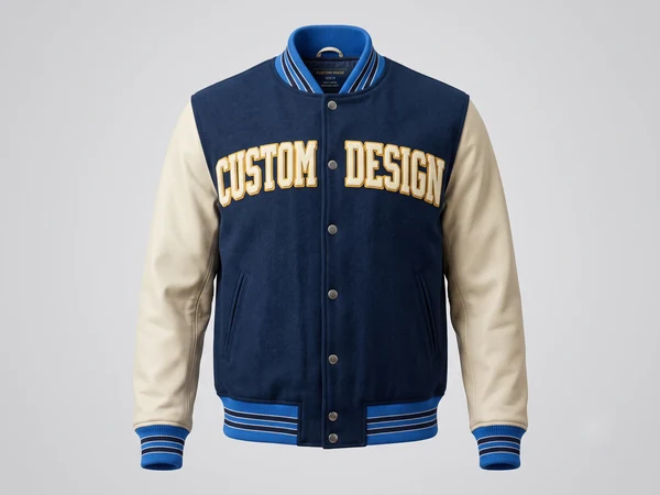 Custom varsity jacket manufacturer wool varsity jacket with custom design lettering